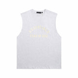 essential double line fog shorts icon laminated stereo letter round neck couple pullover