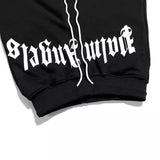 Hip-hop shorts summer american high streetletterlogoprinting sports casual terry sweatpants shorts half length pants