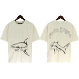 pa severed bear palm coconut tree flame shark couple outfit loose
