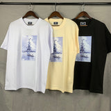 Kith T-Shirt Kith Kith Floral Navy Eiffel Tee