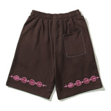 Hip-hop shorts american high street half length pants hip hop street loosecasual sweatpants shorts for men and women