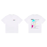 Summer loose fit letter print 100% cotton crew neck short sleeve t-shirt