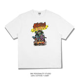Rock Star T Shirt Rock Reflector Loose round Neck Print Short Sleeve Cotton T-shirt
