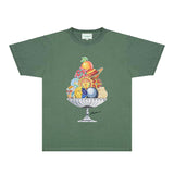 Casablanca T Shirts Fashion Print Street