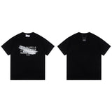 Relaxed fit, 100% cotton, digital print, plus size short sleeve t-shirt
