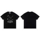 Relaxed fit, 100% cotton, digital print, plus size short sleeve t-shirt