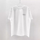 High-quality, heavyweight, double-gauze, loose-fit, plus-size short-sleeve t-shirt