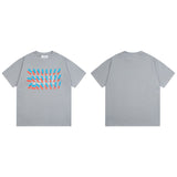 Relaxed fit, 100% cotton, digital print, plus size short sleeve t-shirt
