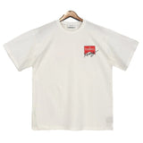 American rhu co-branded marlboro f formula traffic jam coconut tree sunset logo short-sleeved couple t