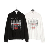 High street retro letter print sweatshirt