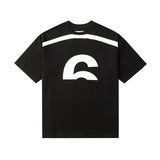 Minimalist digital mm print craft pure cotton breathable short sleeve tee