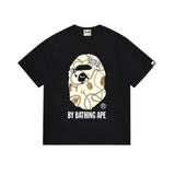 B@pe tshirtsssummer ape head little monkey camouflage short-sleeved round neck t-shirt