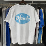 Rhude T Shirts Pentium Horse Printing Cotton Casual Short Sleeve Men and Women