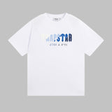 Factory direct trapstar rainbow letter gradient towel embroidery short sleeve t-shirt & fog high street shorts set