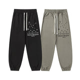 Autumn maison margiela mm drawstring elastic ankle joggers - men's casual sweatpants