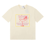 Rhude T Shirts goblet bikini beautiful women print cotton casual short sleeves men and women