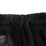Hip-hop shorts american letter retrotrendycasualloose terry sports pants half length pants shorts