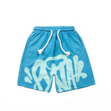 Hip-hop shorts american high street street hip hop summer sweatpants casualloose half length pants shorts beach pants trendy
