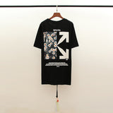 off-white classic gradient arrow dissolve graffiti caution tape ow religious couple short
