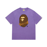 B@pe tshirtsssummer ape head little monkey camouflage short-sleeved round neck t-shirt