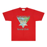Casablanca T Shirts Fashion Print Street
