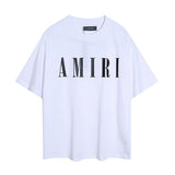 amri washed distressed tiger head number & letter logo short sleeve t-shirt