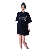 Loose fit athletic cotton short sleeve summer t-shirt