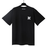 wholesale pa angel coconut tree flame letter logo graffiti paint short-sleeved t-shirt