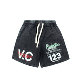 Hip-hop shorts american high street shorts washed distressed retrohalf length pants casual beach pants trendy pants