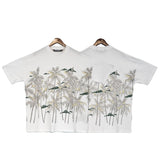 pa severed bear palm coconut tree flame shark couple outfit loose