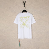 【eu size】authentic off-white print watercolor splatter gradient arrow graffiti ow short sleeve couple tee