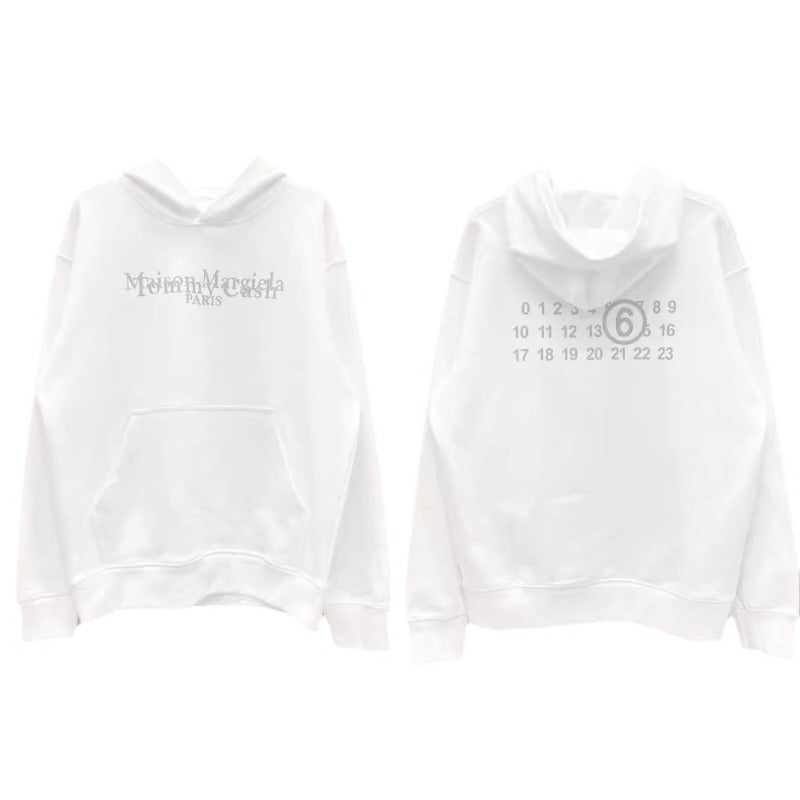 Fall and winterpure cotton terry casual hooded sweatshirtmmnormcore outfit hoodie