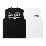 Real shot of pure cotton double yarn weight round neck sleeveless men's vest