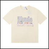 American trend rhu marlboro high definition printing de casual round neck short sleeve t-shirt export wholesale