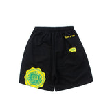 Hip-hop shorts american street hip-hop badge printingloose sports shorts beach shorts trendy
