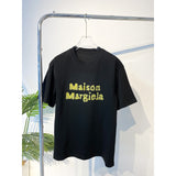Summer loose fit letter print 100% cotton crew neck short sleeve t-shirt