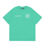 Wholesale export cole buxton minimalist cursive signature print short sleeve t-shirt - high street style