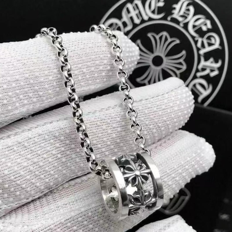 Chrome Heart Necklace Small Waist Pendant