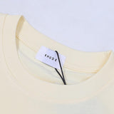 Rhude T Shirts Black Peace Dove Print Cotton Casual Short Sleeve Men and Women