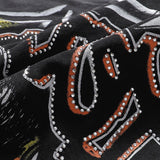MAJESTIK T Shirts Tarantula Garment Dyed Printing Crop Tee