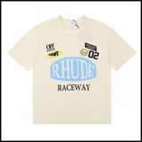 American trend rhu marlboro high definition printing de casual round neck short sleeve t-shirt export wholesale