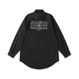 Letter embroidered pocket detail relaxed fit shirt