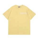 Fog season 8 essentials flocked print couple's relaxed fit crew neck short sleeve t-shirt