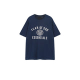 Fog season 8 essentials flocked print couple's relaxed fit crew neck short sleeve t-shirt
