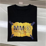 Crew neck t-shirt, digital direct-to-garment print, double yarn combed cotton short sleeve