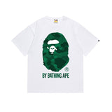 B@pe tshirtsssummer ape head little monkey camouflage short-sleeved round neck t-shirt