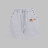 Factory direct trapstar rainbow letter gradient towel embroidery short sleeve t-shirt & fog high street shorts set
