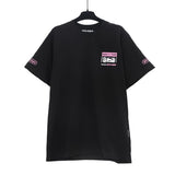 Correct version of pa beheaded bear short sleeves palm tree high street bat sleeves big logo letter on the back