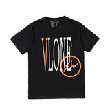 Wang yibo lne short-sleeved big v reflective hot diamond devil angel couple outfit loose
