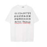 Maison margiela artist series fassion is my pashion digital printing short-sleeved t